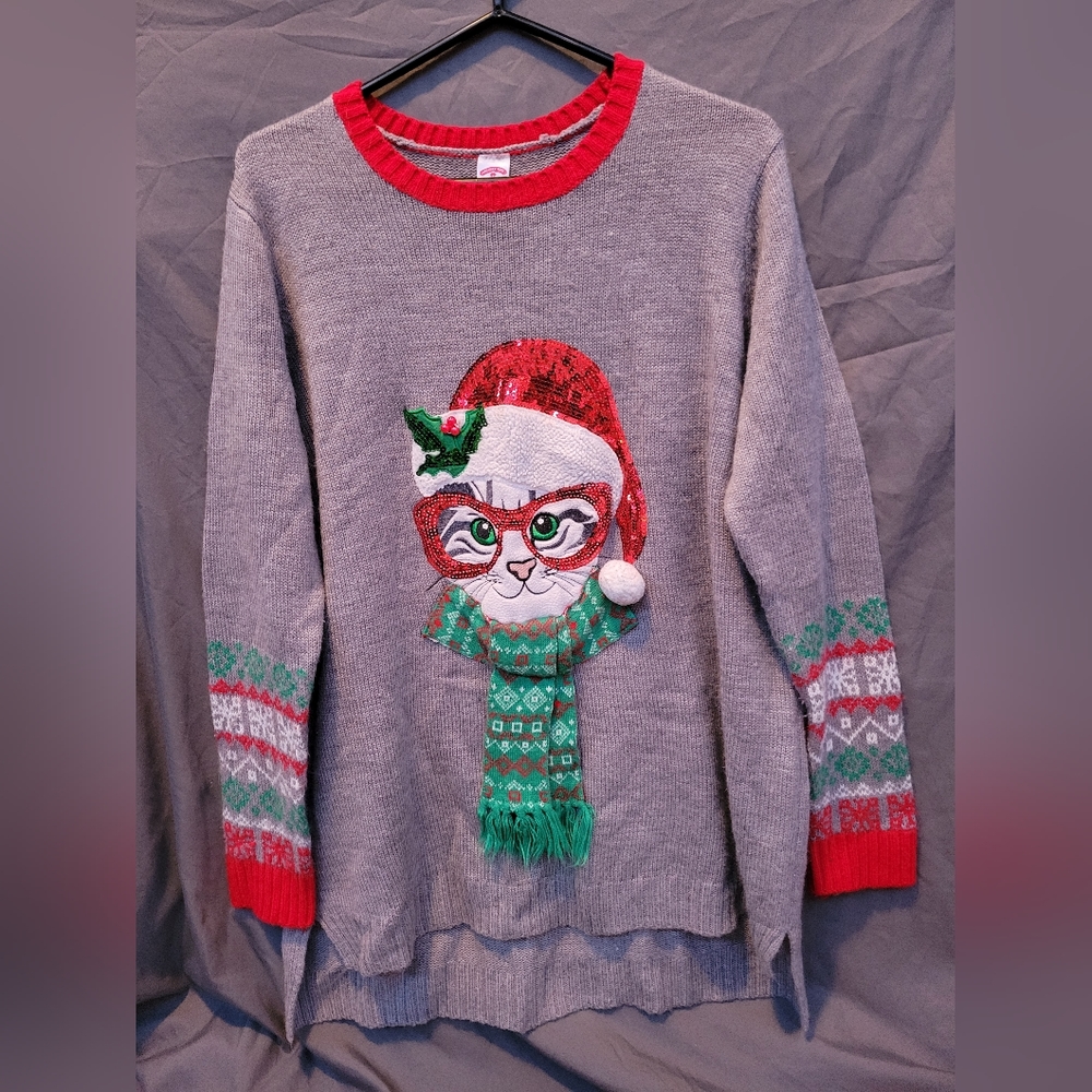 Kitty Christmas sweater